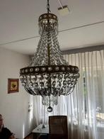 Te koop Kristallen Kroonluchter, Huis en Inrichting, Lampen | Kroonluchters, Ophalen, Gebruikt, Overige materialen, Jaren 50
