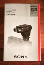 Sony  ECM- XYST1M stereo-microfoon, Muziek en Instrumenten, Ophalen of Verzenden, Zo goed als nieuw, Overige typen