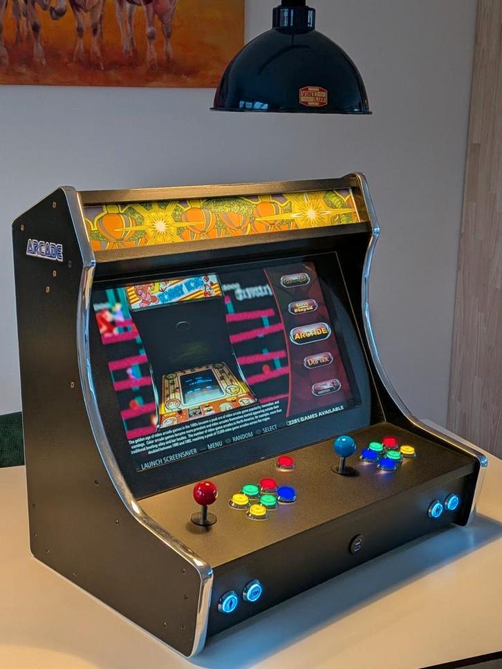2 Player Arcade Bartop Wide Screen, Verzamelen, Automaten | Overige, Zo goed als nieuw, Ophalen