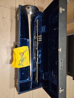 York USA Ventieltrombone met Koffer, Ophalen, Gebruikt, Overige typen, Met koffer