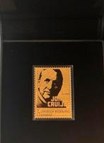 Gouden postzegel Johan Cruijff, Ophalen of Verzenden, Goud