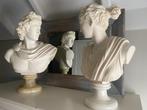 Marmeren borstbeelden Apollo en Diana, Antiek en Kunst, Ophalen