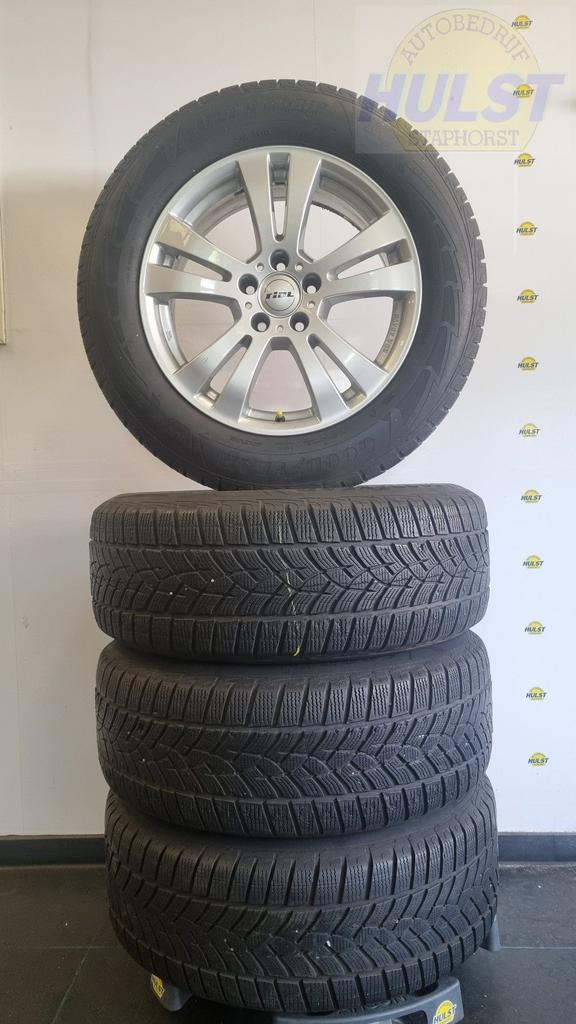 Set 17 inch Rial DH velgen met gebruikte Goodyear banden, Auto-onderdelen, Banden en Velgen, Banden en Velgen, Winterbanden, 17 inch