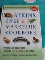 V. Atkins - Atkins snel & makkelijk kookboek, Boeken, V. Atkins; R.C. Atkins, Ophalen of Verzenden, Zo goed als nieuw