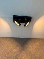 Grote spots plafondlamp zwart, Huis en Inrichting, Metaal of Aluminium, Ophalen of Verzenden, Zo goed als nieuw, Led