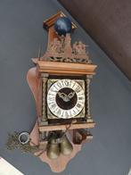 Klein Zaans Klokje, Ophalen of Verzenden, Gebruikt, Analoog, Wandklok