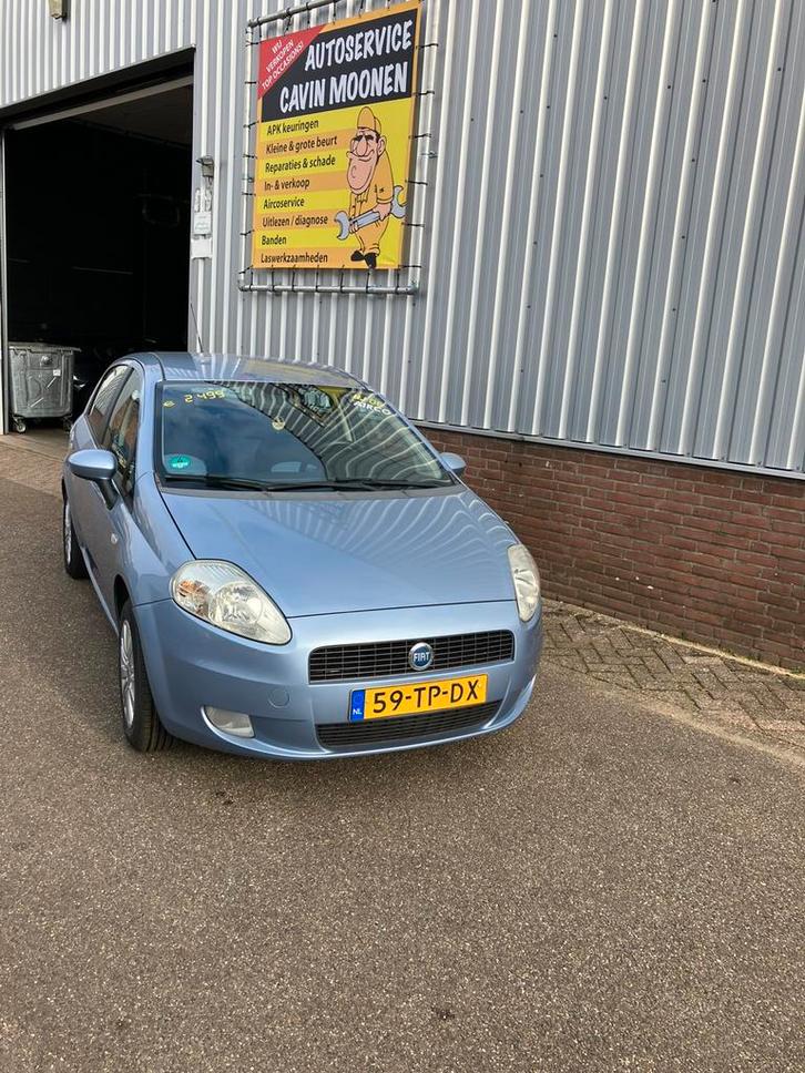 Fiat Punto 1.4 5DR 2006 Blauw, Auto's, Fiat, Bedrijf, ABS, Airbags, Airconditioning, Boordcomputer, Centrale vergrendeling, Climate control
