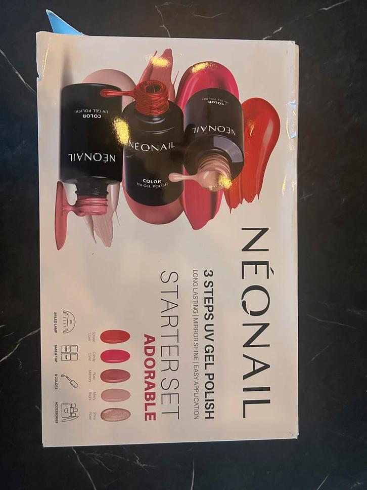 Neonail Starterset - Complete Nagelset, Sieraden, Tassen en Uiterlijk, Uiterlijk | Haarverzorging, Zo goed als nieuw, Overige typen