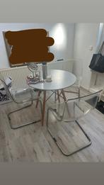3 ikea stoelen, Huis en Inrichting, Stoelen, Ophalen, Gebruikt, Wit, Kunststof