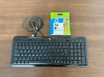 Logitech Toetsenbord + HP 56 Inktpatroon - Zo Goed Als Nieuw, Ophalen, Qwerty, Zo goed als nieuw, Bedraad