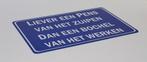 Liever een pens van het zuipen reclamebord van metaal deco, Huis en Inrichting, Woonaccessoires | Tekstborden en Spreuken, Info@deconoord.nl