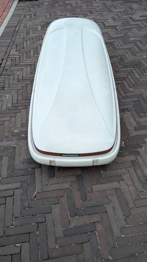 Skibox Automaxi - Ruime dakbox voor extra bagageruimte, Auto diversen, Dakkoffers, Gebruikt, Ophalen of Verzenden