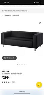 Ikea leren banken, Ophalen, 150 tot 200 cm, Zo goed als nieuw, Ikea