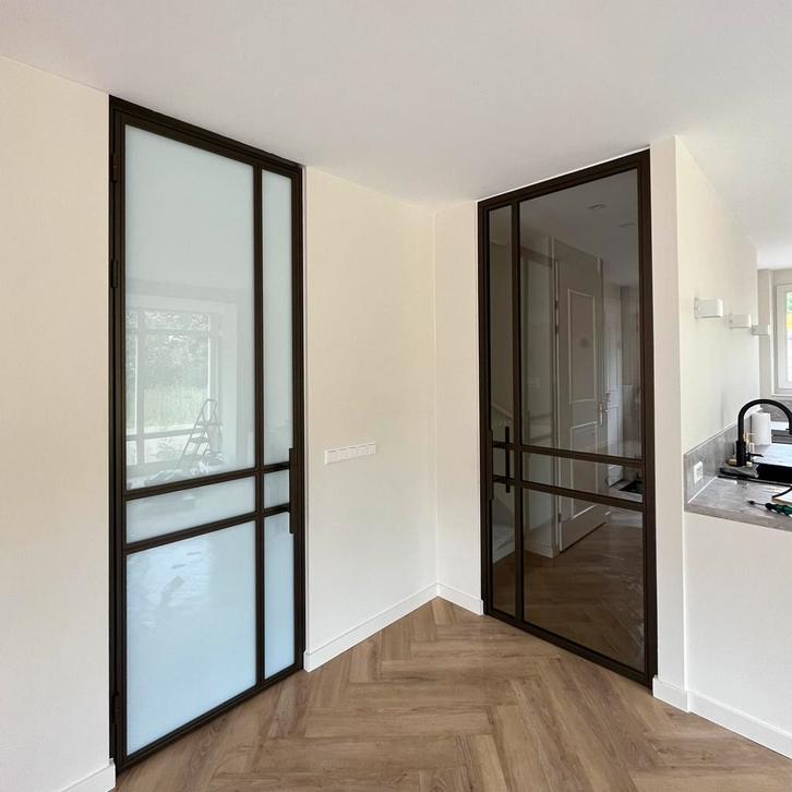 Gouden Stalen Deuren, Taatsdeuren - Schuifdeuren, Doe-het-zelf en Verbouw, Deuren en Horren, Nieuw, Binnendeur, 215 cm of meer