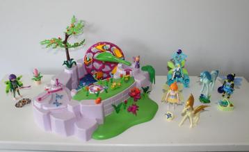 zgan 2 set fairies grote watermolen vijver set elf fee paard beschikbaar voor biedingen