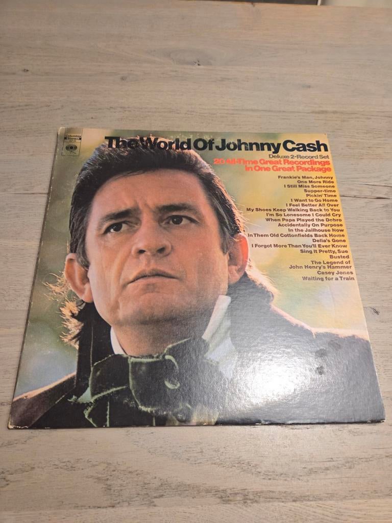 Johnny Cash - The World of Johnny Cash LP, Ophalen of Verzenden