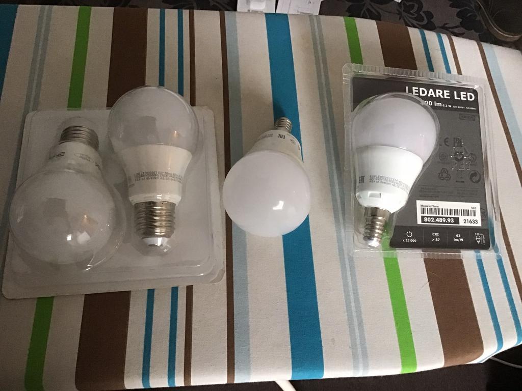5 led lampen, Led-lamp, Minder dan 30 watt, Zo goed als nieuw, E27 (groot)