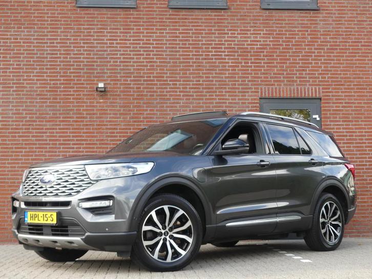 Ford Explorer 3.0 V6 EcoBoost PHEV (bj 2020, automaat), Auto's, Ford, Bedrijf, Te koop, Explorer, 360° camera, 4x4, ABS, Adaptive Cruise Control