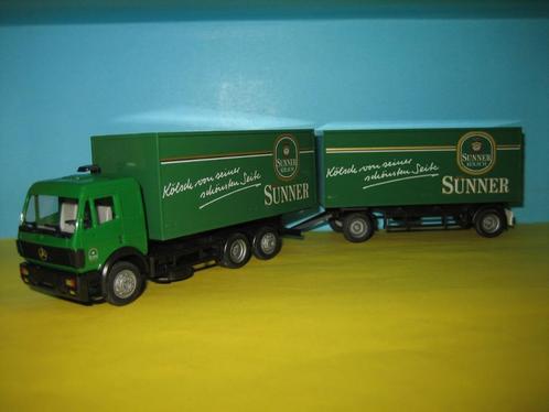 Sunner   MERCEDES  combi  Herpa, Hobby en Vrije tijd, Modelauto's | 1:87, Zo goed als nieuw, Bus of Vrachtwagen, Herpa, Ophalen of Verzenden