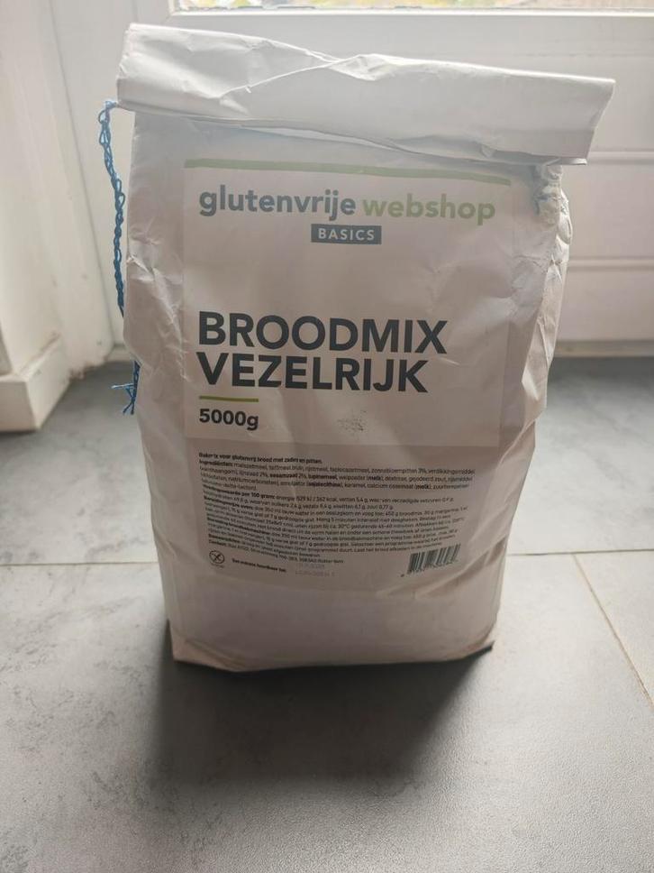 Glutenvrije broodmix vezelrijk 4.1 kg, glutenvrije webschop, Diversen, Levensmiddelen, Ophalen of Verzenden
