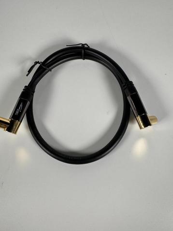 KabelDirekt Pro Series Antennekabel – 0,5 meter – haakse coa beschikbaar voor biedingen