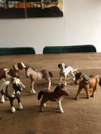 Hele leuke Schleich pony’s + hond!, Verzamelen, Dierenverzamelingen, Paard, Ophalen of Verzenden, Zo goed als nieuw, Beeldje of Figuurtje