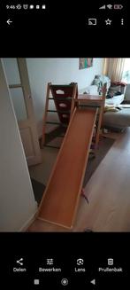 Retro kleuter klimrek met grote glijbaan, Kinderen en Baby's, Speelgoed | Houten speelgoed, Ophalen, Gebruikt, Overige typen