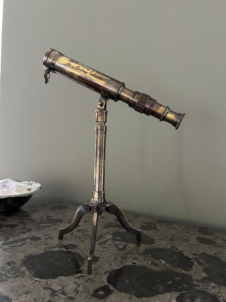 Antieke Messing Telescoop (tafelmodel), Antiek en Kunst, Antiek | Gereedschap en Instrumenten, Verzenden