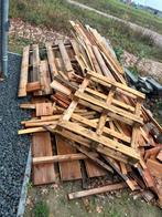 Houtresten & Pallets - Bouwproject Schuur, Doe-het-zelf en Verbouw, Hout en Planken, Ophalen, Gebruikt, Minder dan 25 mm, Pallet