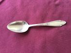 Verzilverde lepel met bloemmotief 15cm, Ophalen of Verzenden