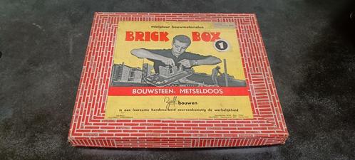 Brick box bouwsteen metseldoos, Antiek en Kunst, Antiek | Speelgoed, Ophalen of Verzenden