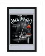 Jack Daniel's Spiegel/Poster met zwarte lijst, Ophalen of Verzenden, Nieuw, Gebruiksvoorwerp