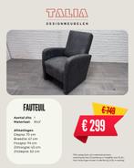 Fauteuil, Minder dan 75 cm, Nieuw, Ophalen of Verzenden, Stof