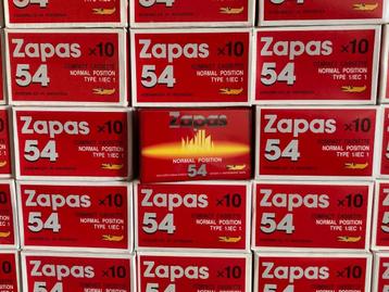 10x doos (100 stuks) Zapas 54, Japan, nieuw in folie beschikbaar voor biedingen