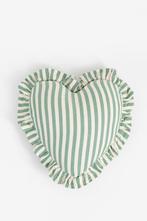 Nieuw sissy boy hart met franjes kussens 2x, Ophalen of Verzenden, Nieuw, Groen, Hartvormig