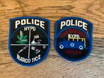 Politie Badge Insigne Embleem NYPD Narcotics Emergency Squad, Ophalen of Verzenden