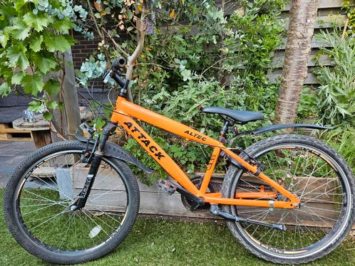 Te koop opknapper oranje Altec Attack 24 inch mountainbike, Fietsen en Brommers, Fietsen | Mountainbikes en ATB, Gebruikt, Overige merken