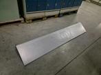 mooi metalen schaamschot voor bureau van 200 cm, Huis en Inrichting, Bureaus, Ophalen of Verzenden, Gebruikt