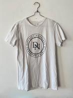 Heren t-shirt Distrikt Norrebro casual logo shirt wit top S, Wit, Ophalen of Verzenden, Distrikt Nørrebro, Gedragen