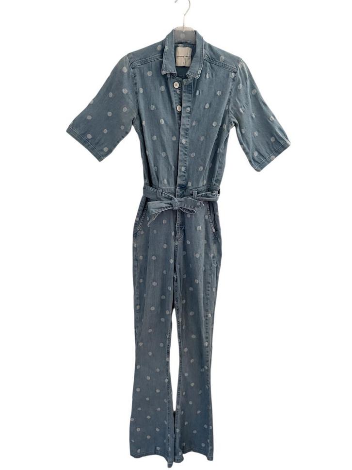 Fabienne Chapot jumpsuit S, Kleding | Dames, Jumpsuits, Zo goed als nieuw, Maat 36 (S), Blauw, Ophalen of Verzenden