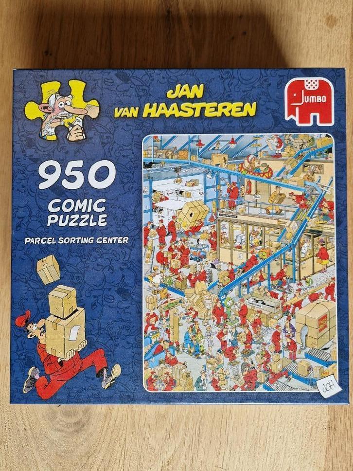 Jan van Haasteren Parcel sorting center nr 81642 (950 st), Hobby en Vrije tijd, Denksport en Puzzels, Gebruikt, Legpuzzel, 500 t/m 1500 stukjes