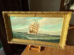 Schip op volle zee, Antiek en Kunst, Kunst | Schilderijen | Klassiek, Ophalen