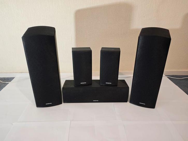 Onkyo HTP-693 5.0.2 Dolby Atmos Speakerset, Audio, Tv en Foto, Luidsprekers, Gebruikt, Surroundset zonder subwoofer, 120 watt of meer
