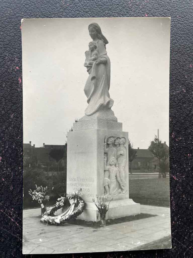 ansichtkaart / fotokaart van Tegelen, Raadhuislaan., Verzamelen, Ansichtkaarten | Nederland, Verzenden, 1920 tot 1940, Limburg