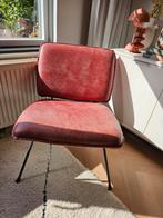 Rode fauteuil van schapenleer, Huis en Inrichting, Ophalen, Zo goed als nieuw, Rood, Eén