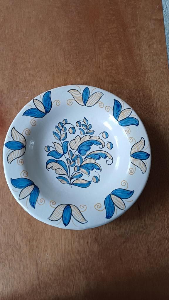 Vintage Spaans sierbord Nivehica Talavera, Antiek en Kunst, Antiek | Schalen, Ophalen of Verzenden