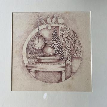 Tekening van Jan de Jong. beschikbaar voor biedingen