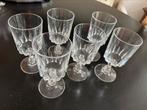 Set van 6 kristallen borrelglaasjes, Verzamelen, Ophalen of Verzenden, Zo goed als nieuw, Borrel- of Shotglas