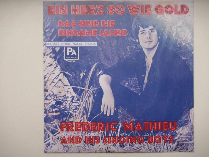 FREDERIC MATHIEU AND HIS SINGING BOYS # EIN HERZ SO WIE GOLD, Cd's en Dvd's, Vinyl | Nederlandstalig, Nieuw in verpakking, Levenslied of Smartlap
