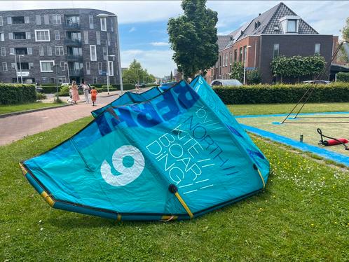 Kite North Rebel 9 m, Watersport en Boten, Kitesurfen, Gebruikt, Kite, 9 m², Geen board, Ophalen of Verzenden